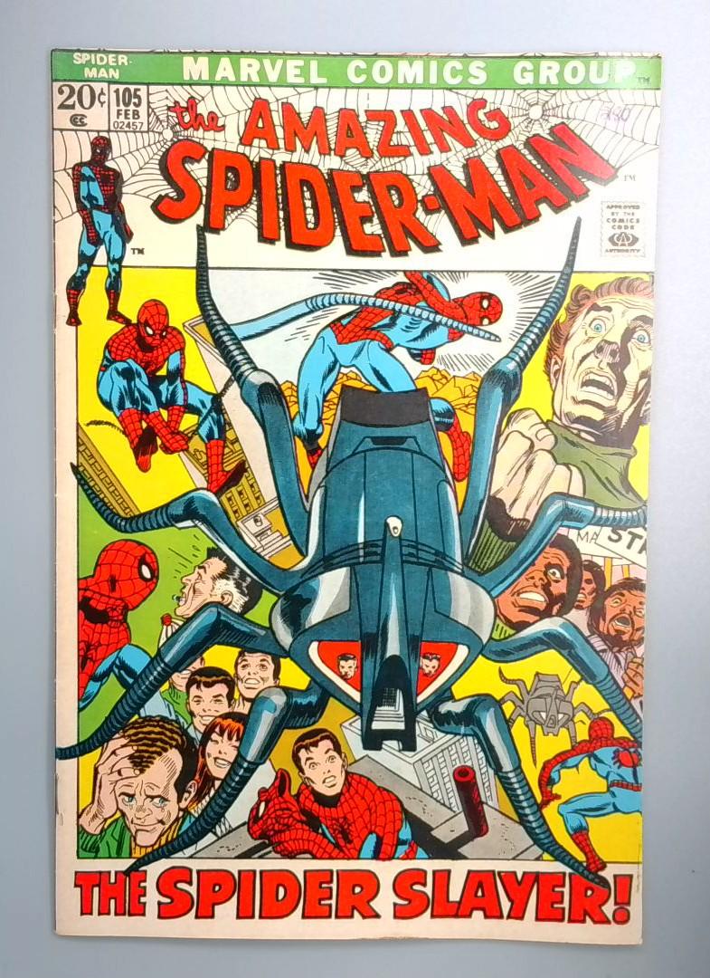 Amazing Spider-Man #105 VF Spider-Slayer Marvel 1972
