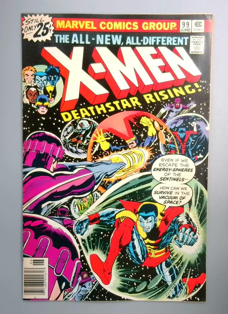 Uncanny X-Men #99 VF+ 1st Cameo Appearance of Black Tom Cassidy Marvel 1976
