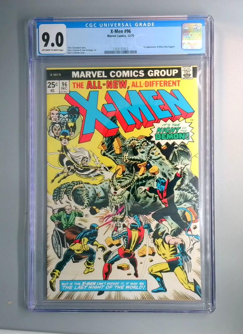 Uncanny X-Men #96 CGC 9.0 1st Appearance of Moira Mactaggert Marvel 1975