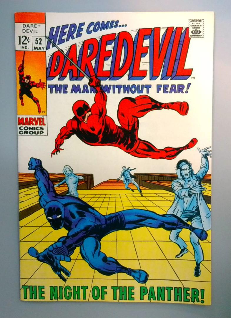 Daredevil #52 VF/NM Black Panther Appearance 🔥 Marvel 1969