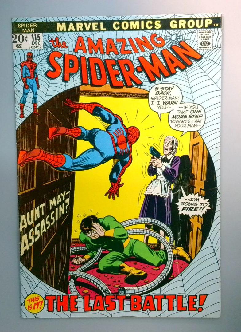 Amazing Spider-Man #115 VG 3rd Appearance of Hammerhead Marvel 1972