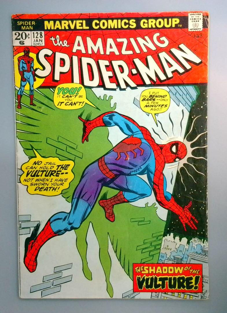 Amazing Spider-Man #128 2nd Appearance of the Third Vulture Marvel 1974
