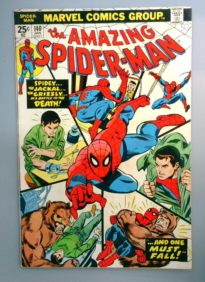 Amazing Spider-Man #140 No MVS 1st Appearance Gloria Grant Marvel 1975