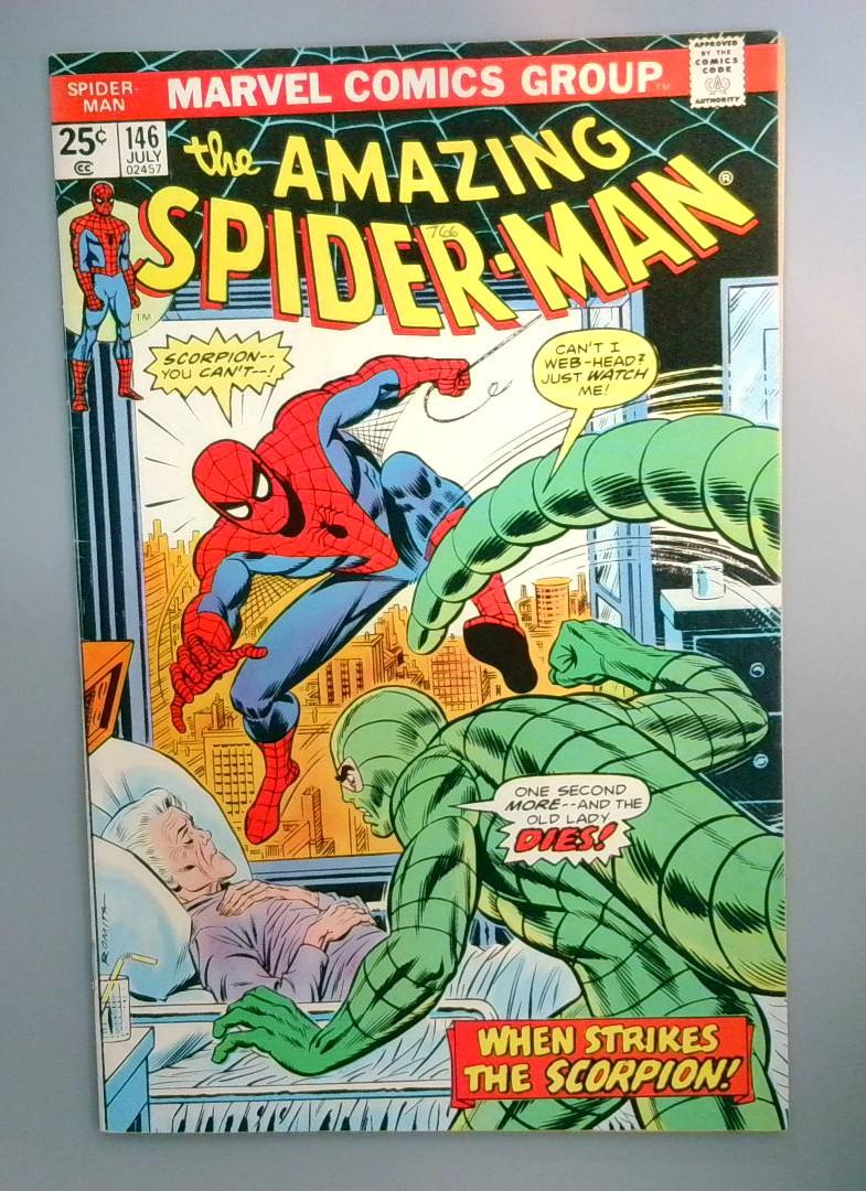 Amazing Spider-Man #146 VF+ Scorpion Marvel 1976