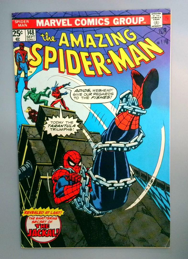 Amazing Spider-Man #148 VG/FN Jackal Reveals His True Identity Marvel 1975