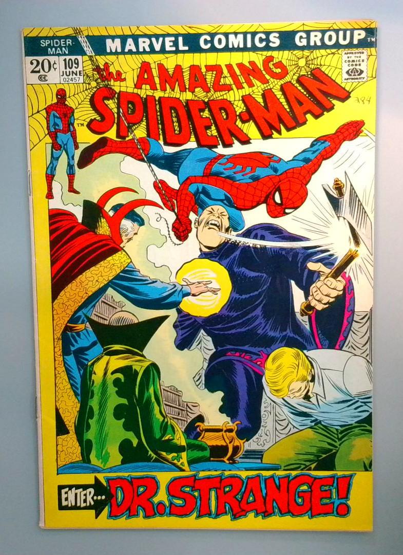 Amazing Spider-Man #109 VG+ Dr. Strange Marvel 1972