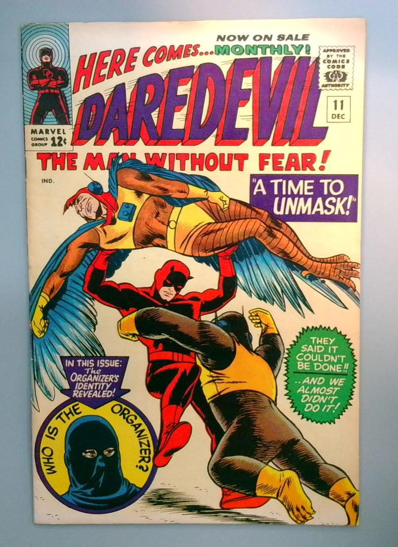 Daredevil #11 VG+ Ani-Men Appearance Marvel 1965