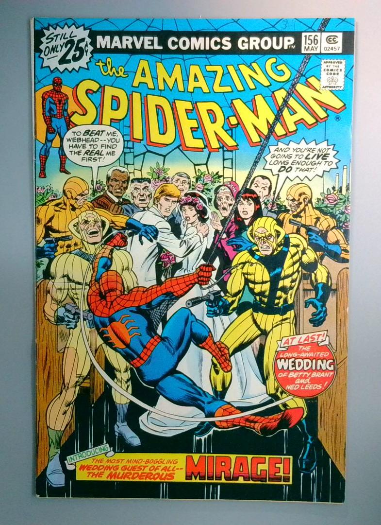 Amazing Spider-Man #156 1st Mirage No MVS Marvel 1976