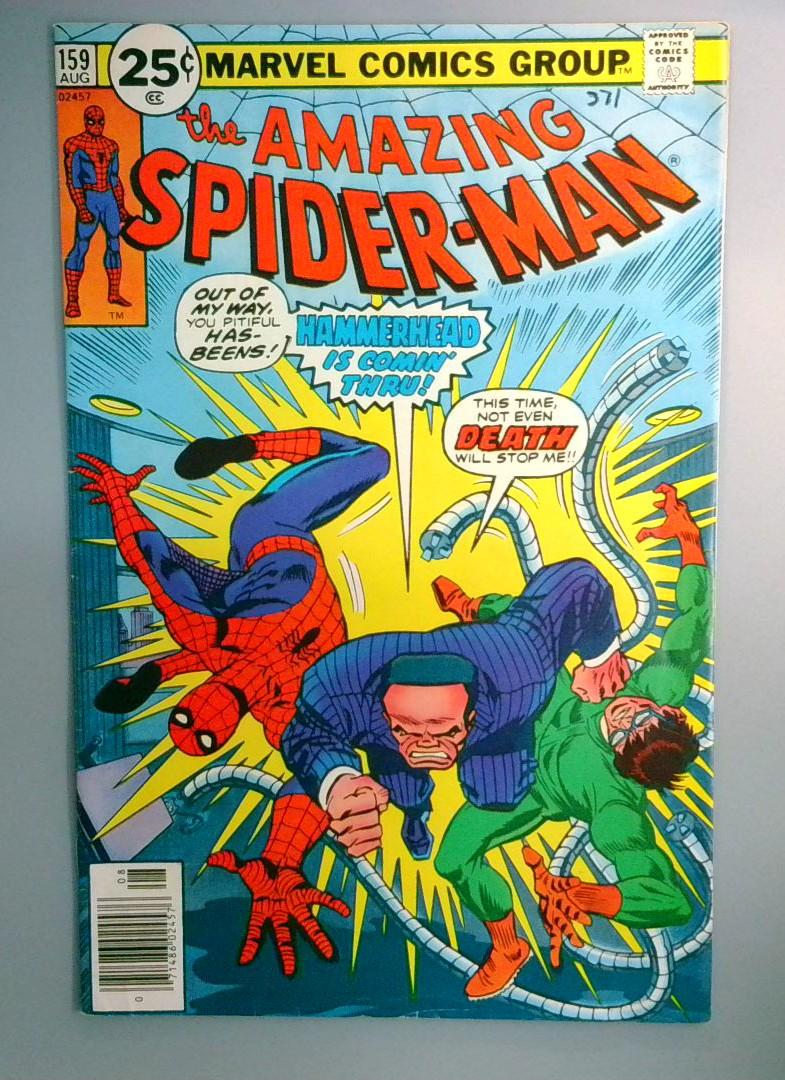 Amazing Spider-Man #159 VG/FN Dr. OCtopus, Hammerhead Marvel 1976