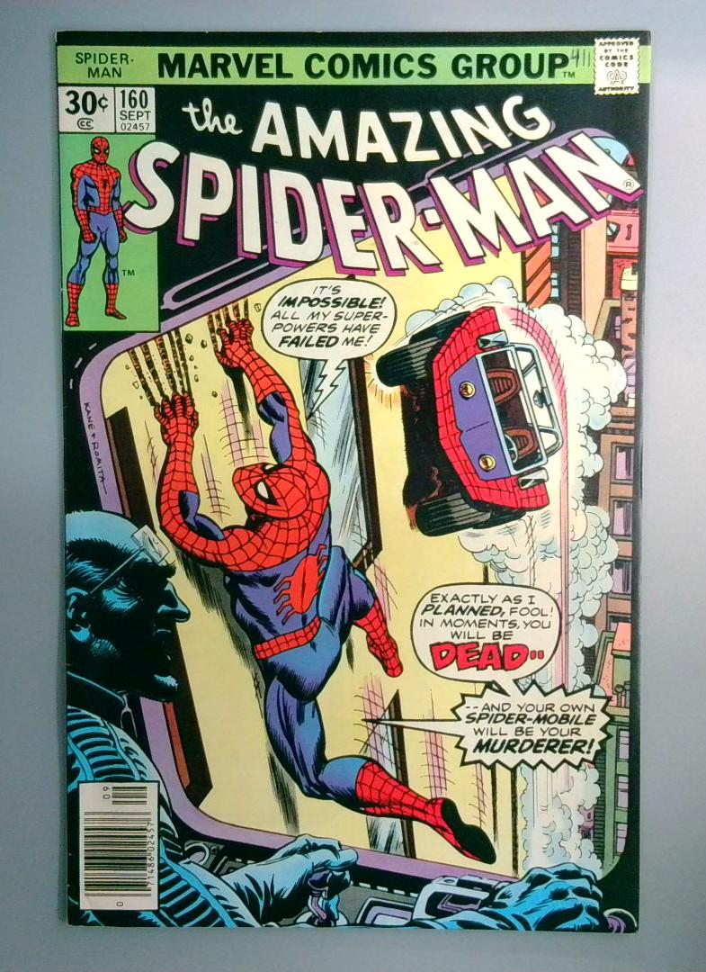 Amazing Spider-Man #160 VF- 30 Cents Run Begins Marvel 1976