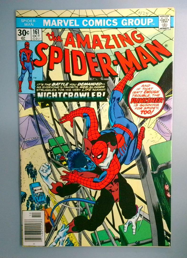 Amazing Spider-Man #161 VF 🔥 Nightcrawler Marvel 1976