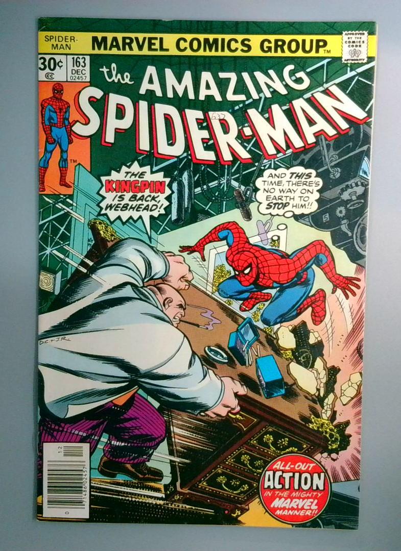 Amazing Spider-Man #163 VF Kingpin Appearance Marvel 1976