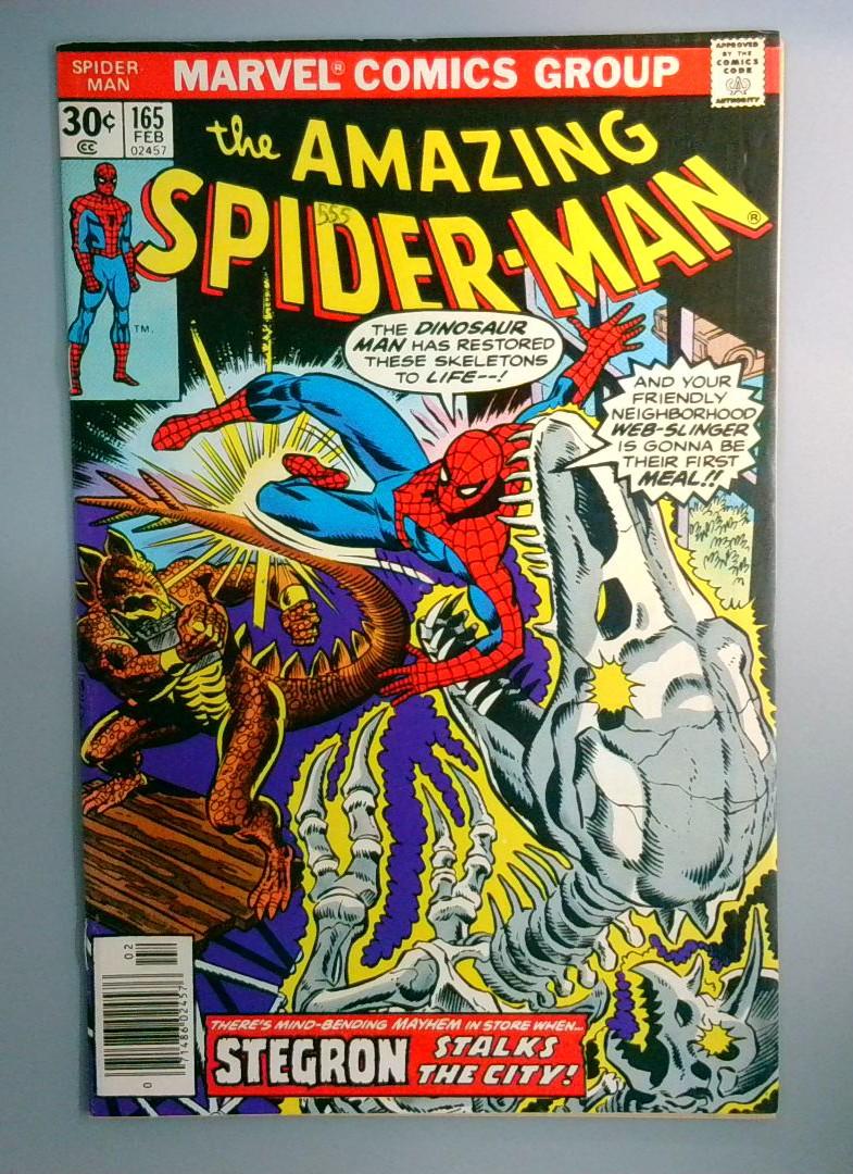 Amazing Spider-Man #165 VF Stegron Marvel 1977