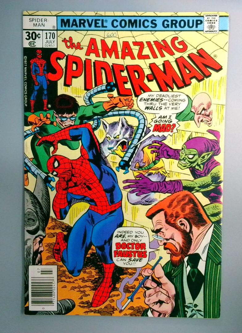 Amazing Spider-Man #170 VF Doctor Faust Appearance Marvel 1977