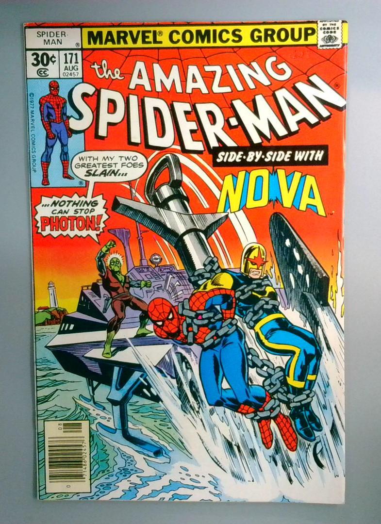Amazing Spider-Man #171 FN/VF Nova Appearance Marvel 1977