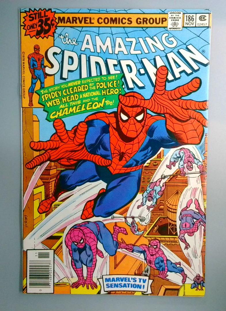 Amazing Spider-Man #186 VF/NM Chameleon Appearance Marvel 1978