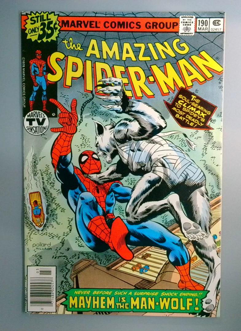 Amazing Spider-Man #190 NM Man-Wolf Appearance Marvel 1979