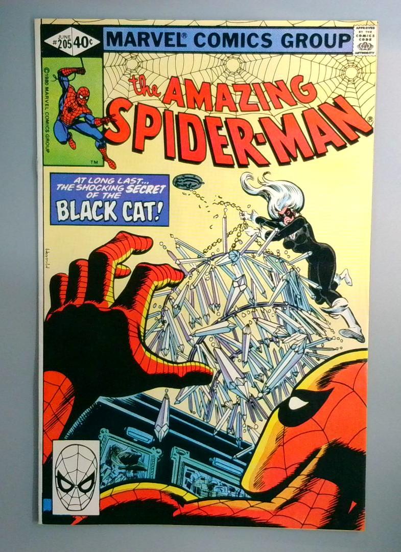 Amazing Spider-Man #205 NM Black Cat Marvel 1980