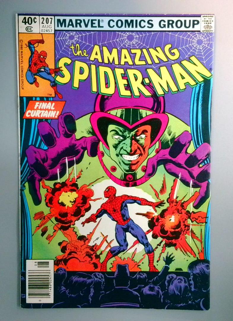 Amazing Spider-Man #207 Mesmero Newsstand Edition Marvel 1980