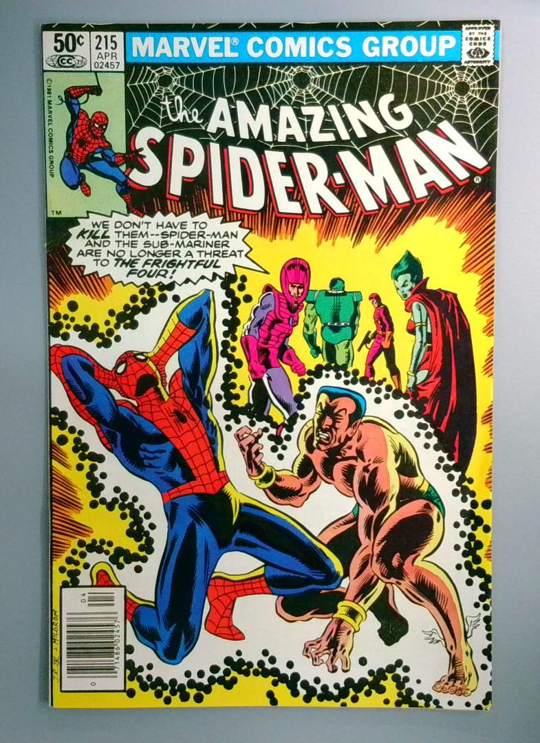 Amazing Spider-Man #215 VF Newsstand Edition Marvel 1981