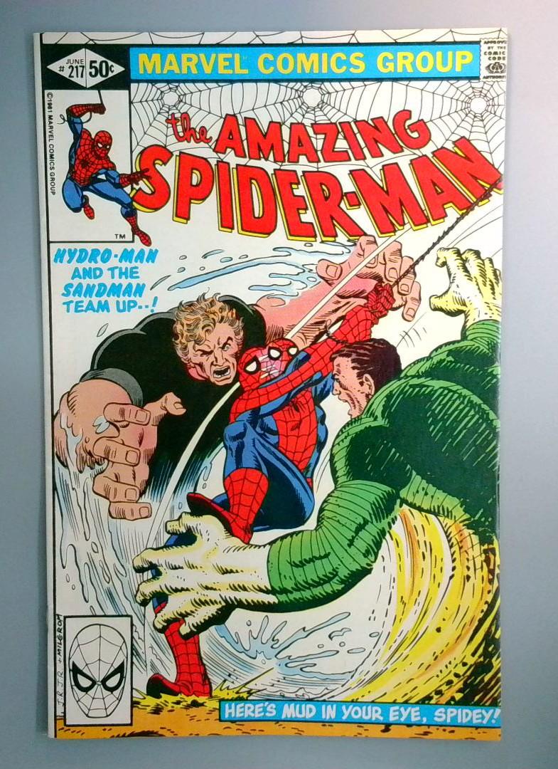 Amazing Spider-Man #217 VF/NM 1st Appearance of Mud-Thing Marvel 1981