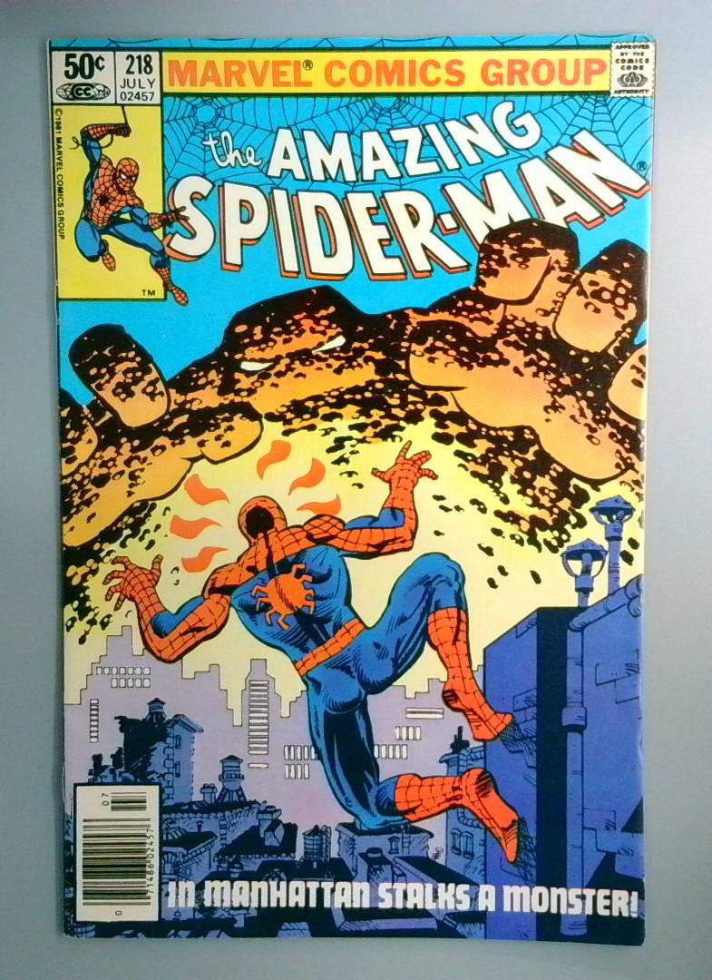 Amazing Spider-Man #218 Newsstand Edition Marvel 1981