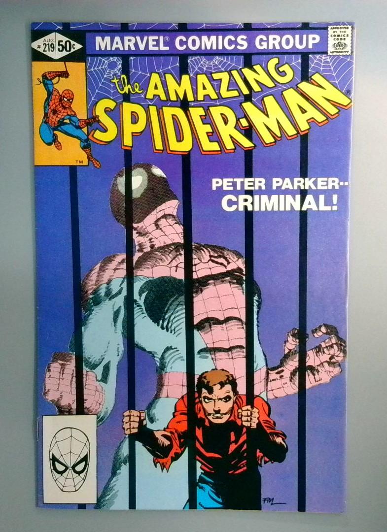 Amazing Spider-Man #219 1st Appearance of Armand Dubroth Marvel 1981
