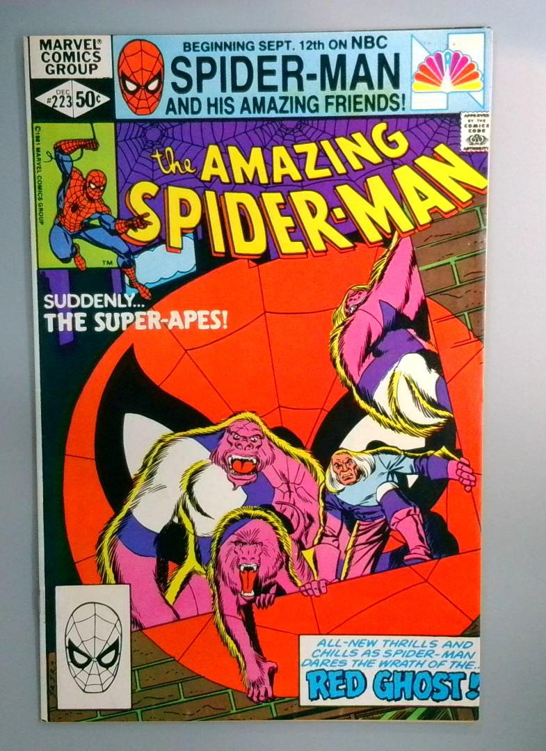Amazing Spider-Man #223 VF 1st Appearance of Mia Carrera Marvel 1982
