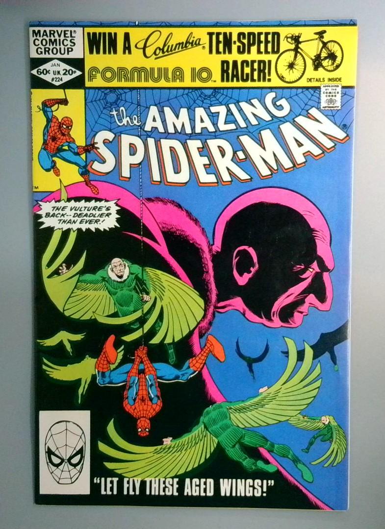 Amazing Spider-Man #224 VF Vulture Marvel Comics 1982
