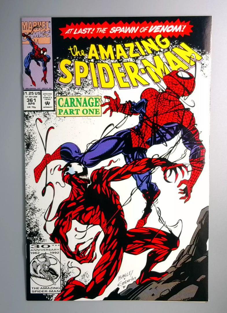 Amazing Spider-Man #361 NM 1st Full Appearance of Carnage Marvel 1992