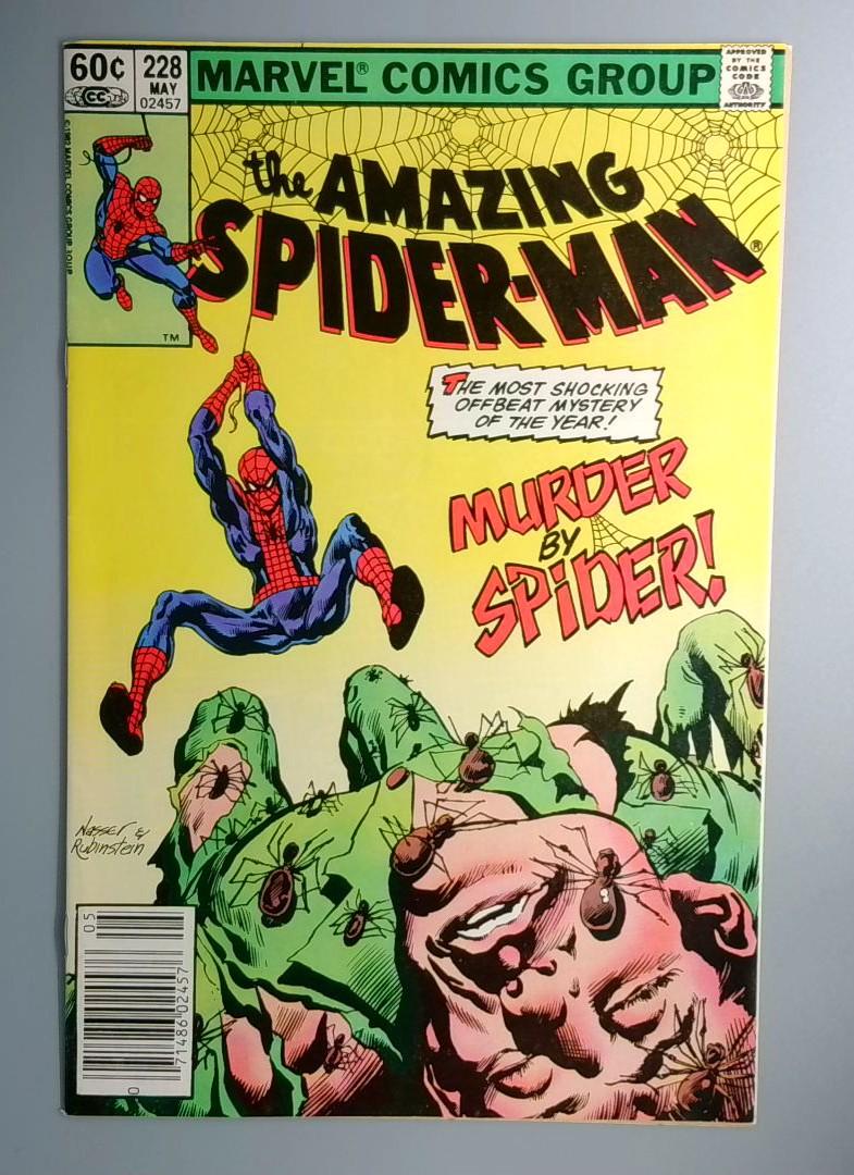 Amazing Spider-Man #228 VF 1st Norman Junque Newsstand Marvel 1982