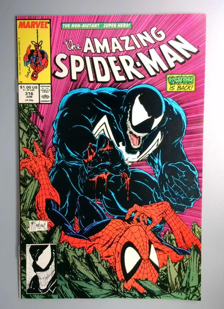 Amazing Spider-Man #316 NM 1st Venom Cover Appearance Marvel 1989