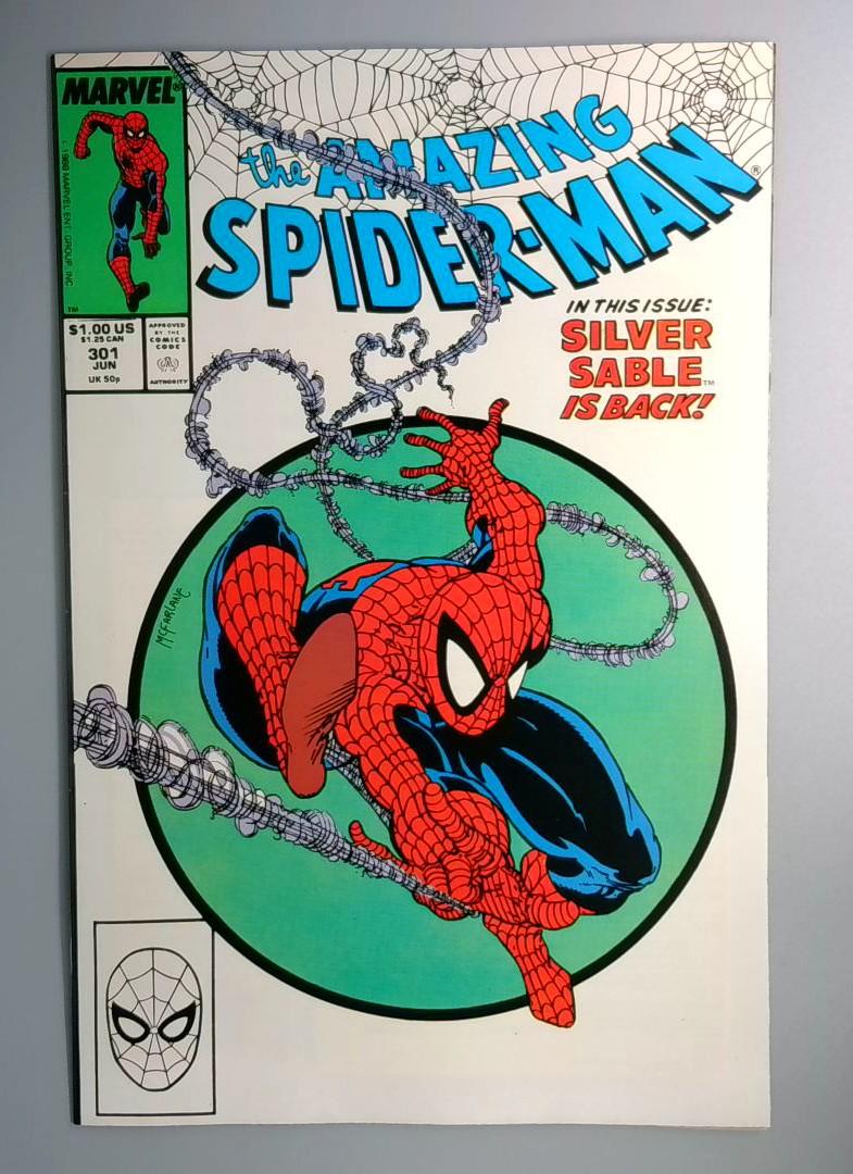 Amazing Spider-Man #301 NM- Iconic McFarlane Cover Marvel 1988