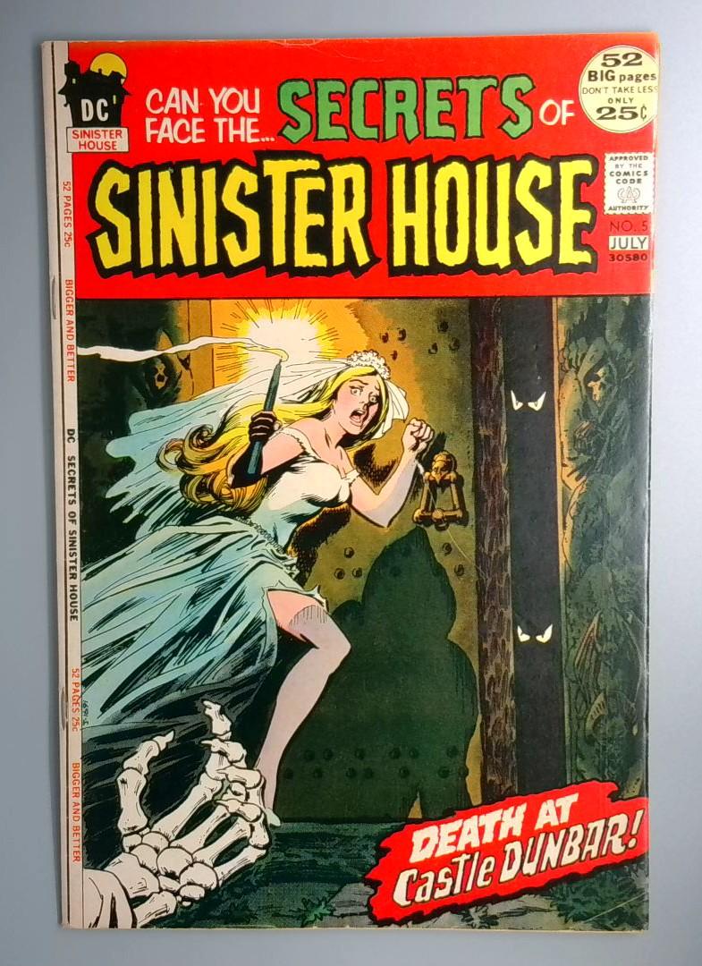 Secrets of Sinister House #5 FN- Previous Sinister House of Secret Love DC 1972