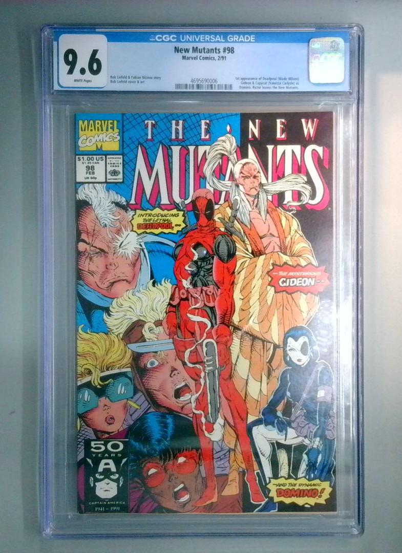 New Mutants #98 CGC 9.6 1st Deadpool Marvel 1991