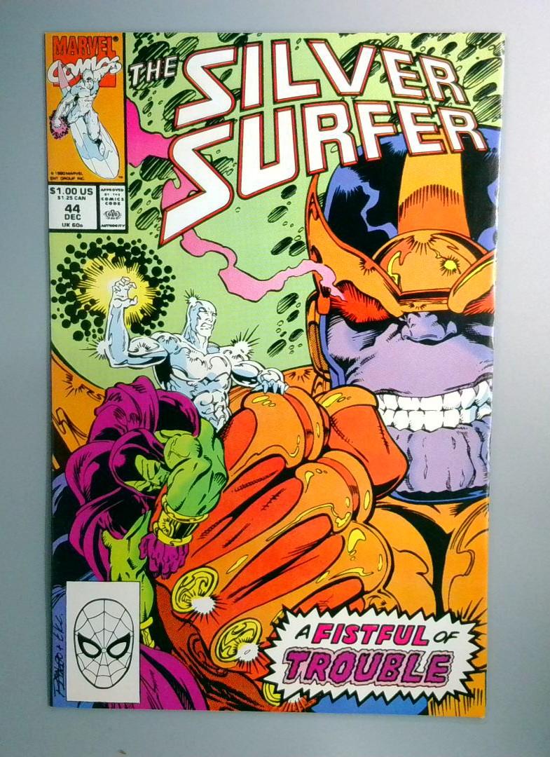 Silver Surfer #44 V1st Appearance of the Infinity Gauntlet Marvel 1991