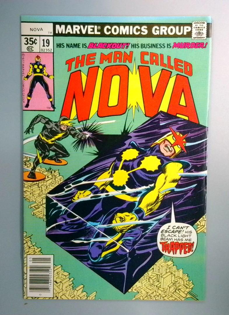 Nova #19 1st Appearance of Blackout - Wally West Kid Flash Cameo Marvel 1978