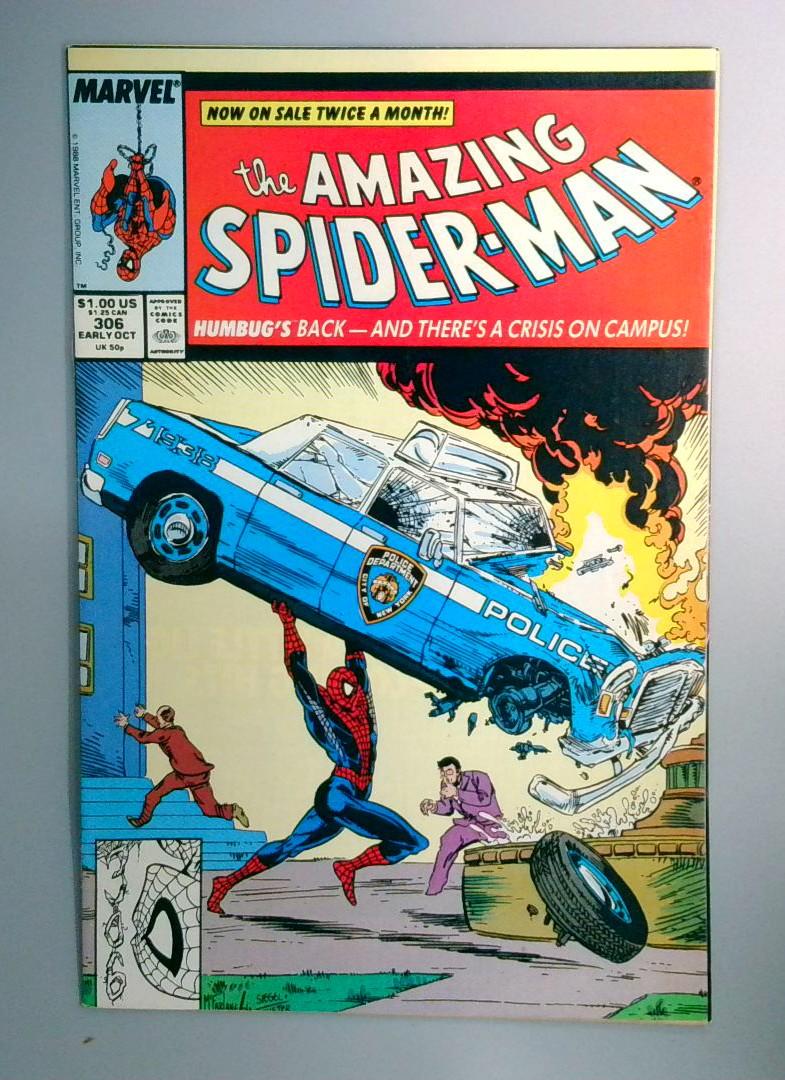 Amazing Spider-Man #306 Action Comics #1 Homage Marvel 1988