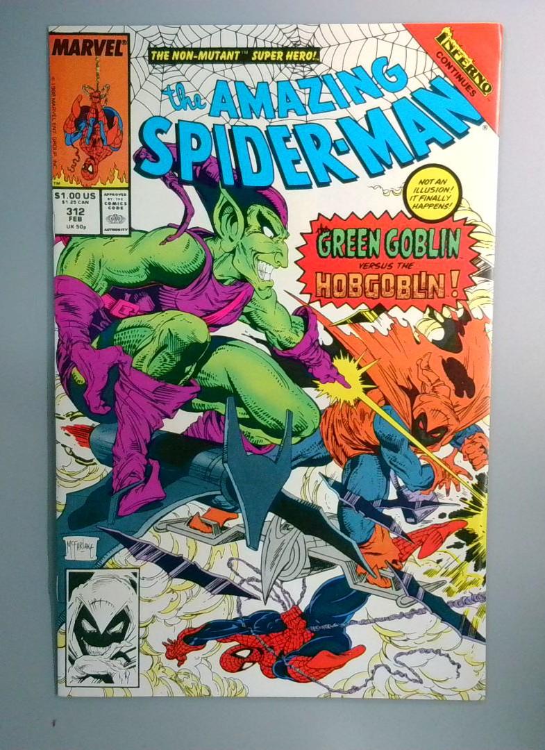 Amazing Spider-Man #312 NM Green Goblin Battles Hobgoblin Marvel 1988