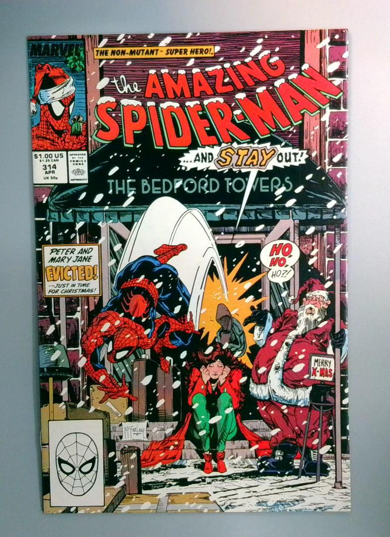 Amazing Spider-Man #314 NM- Christmas Story Marvel 1989