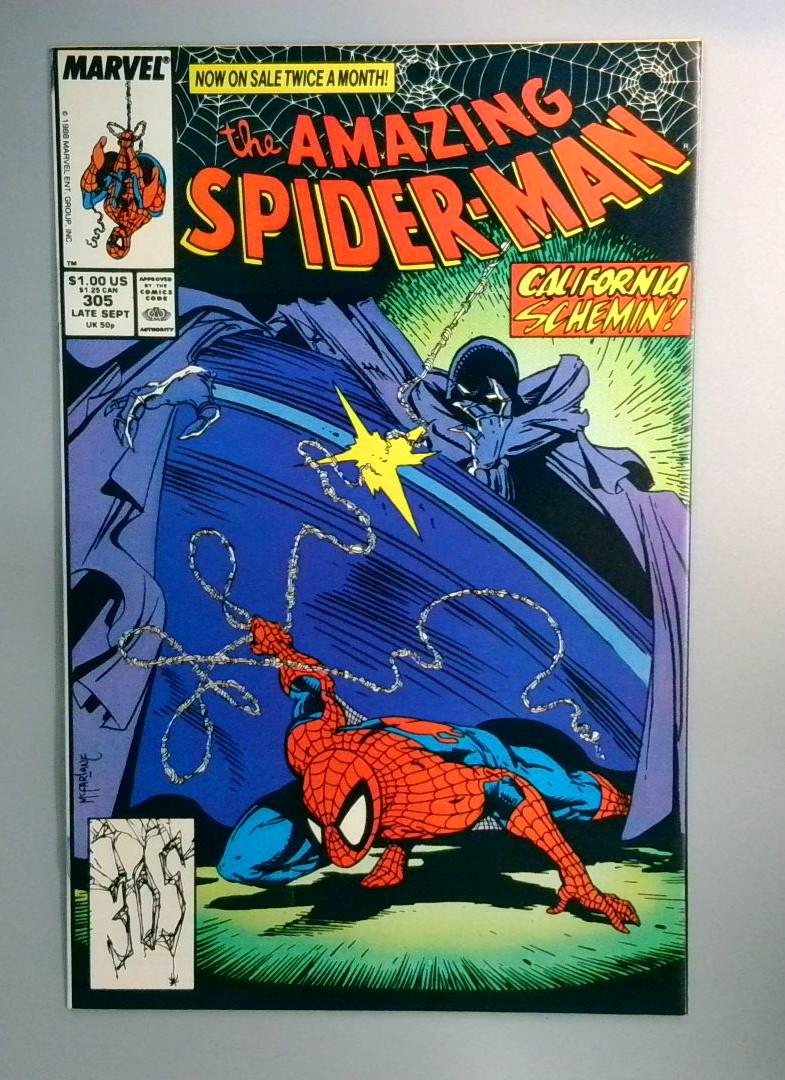 Amazing Spider-Man #305 NM- Johnny Carson Marvel 1988