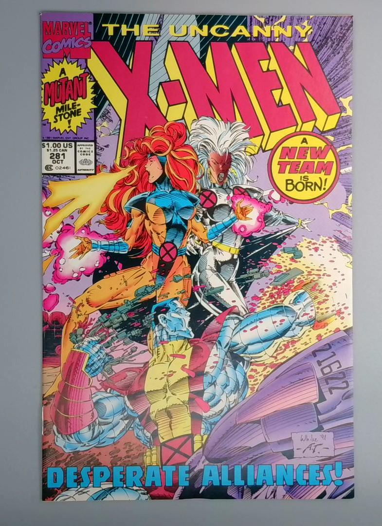 Uncanny X-Men #281-2nd 2nd Print - Red Edition Marvel 1991