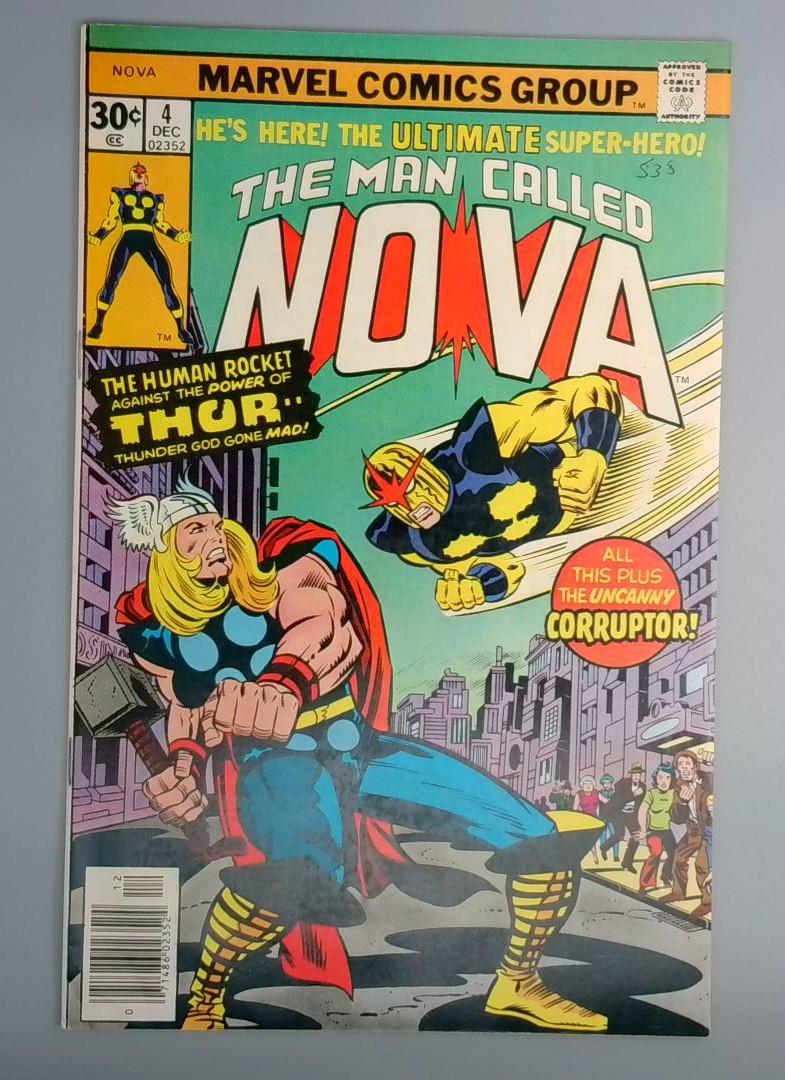 Nova #4 VF/NM Thor Marvel 1977