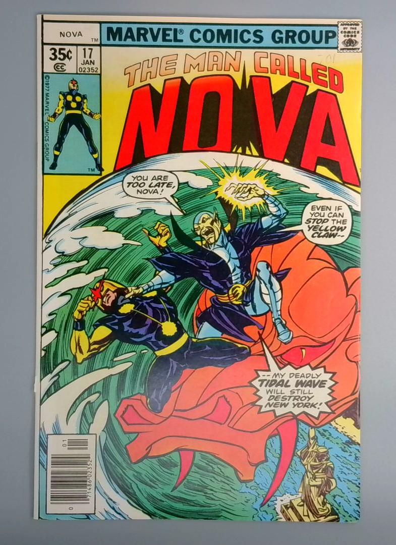 Nova #17 VF Yellow Claw Marvel Comics 1977
