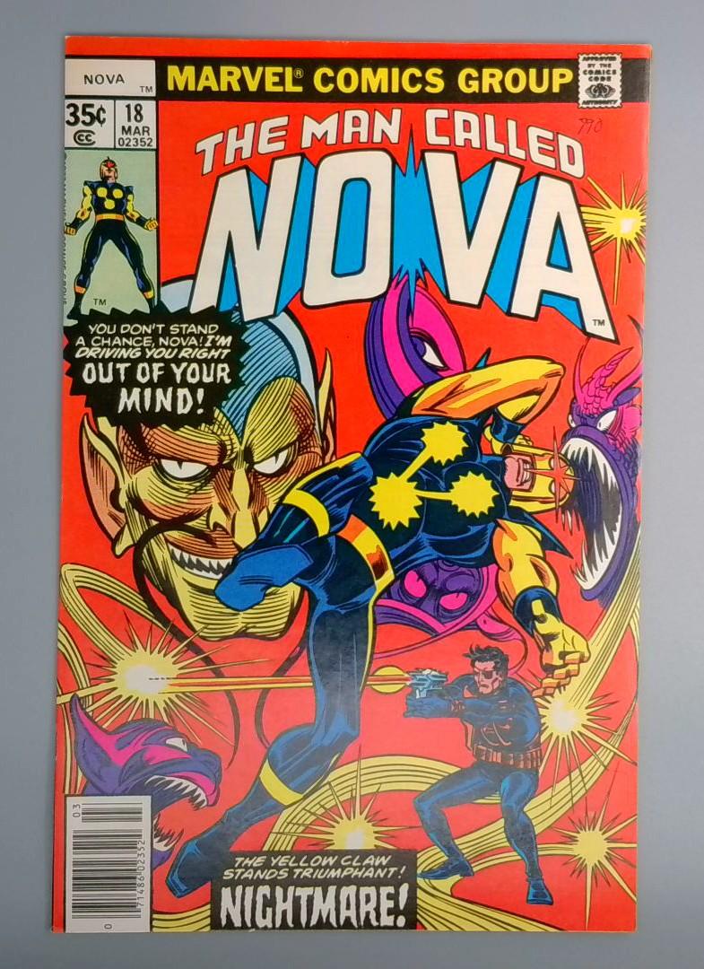 Nova #18 Yellow Claw Marvel 1978