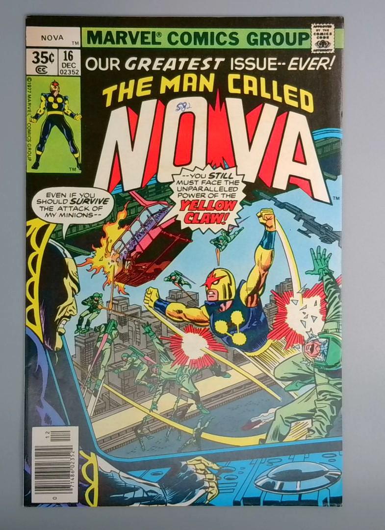 Nova #16 VF Yellow Claw Marvel 1977