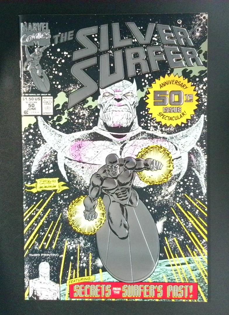 Silver Surfer #50 VF+ 3rd print Marvel 1991