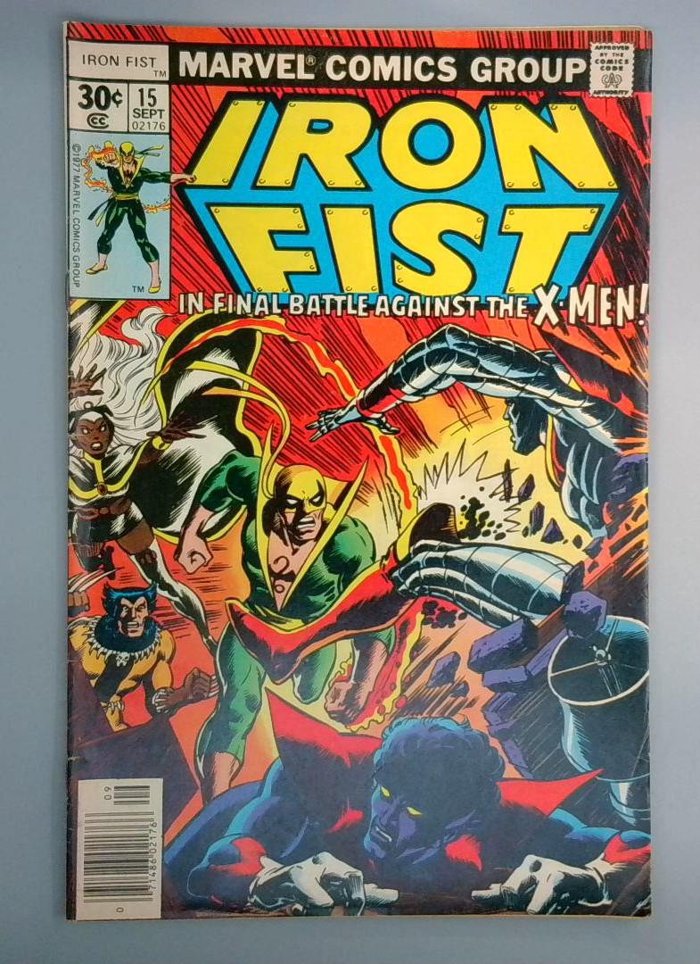 Iron Fist #15 VG+ John Byrne X-Men Marvel 1977