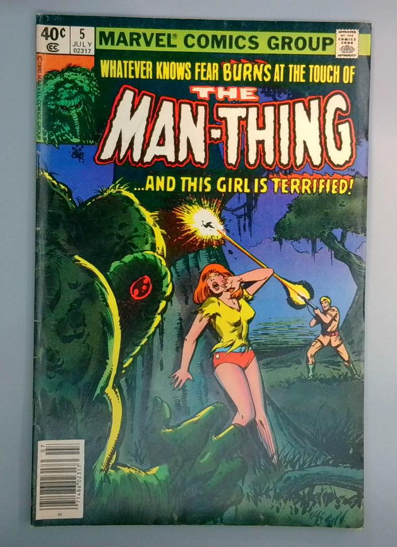 Man-Thing #5 Newsstand Edition Marvel 1980