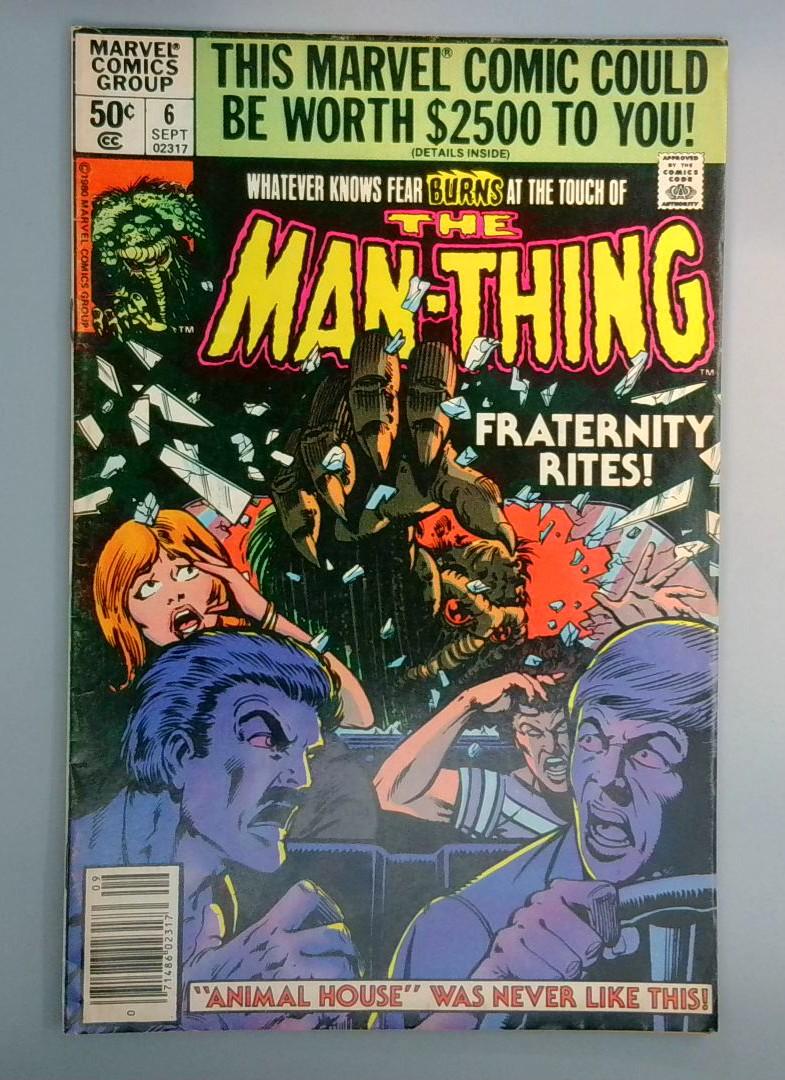 Man-Thing #6 Newsstand Edition Marvel 1980